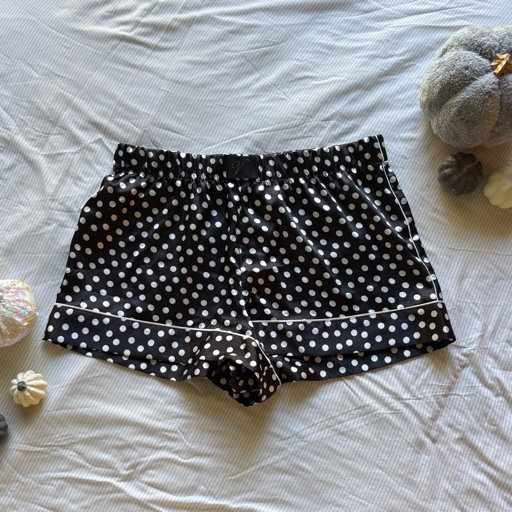 Victoria's Secret Black and White Polka Dot Skirt